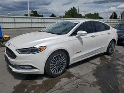 Salvage cars for sale at Littleton, CO auction: 2017 Ford Fusion Titanium HEV