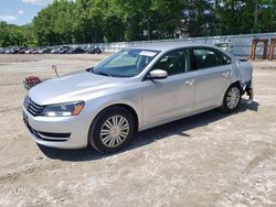 Volkswagen salvage cars for sale: 2015 Volkswagen Passat S