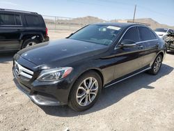 Salvage cars for sale at North Las Vegas, NV auction: 2015 Mercedes-Benz C 300 4matic