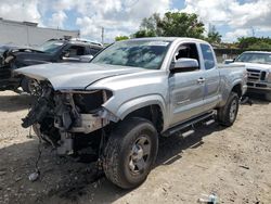 Salvage cars for sale from Copart Opa Locka, FL: 2019 Toyota Tacoma Access Cab