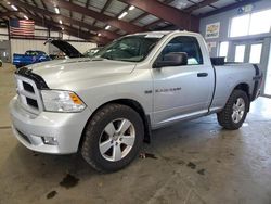 Salvage cars for sale at East Granby, CT auction: 2012 Dodge RAM 1500 ST