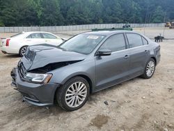 Salvage cars for sale at Gainesville, GA auction: 2016 Volkswagen Jetta SEL