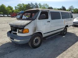 Dodge ram Wagon b3500 salvage cars for sale: 2000 Dodge RAM Wagon B3500