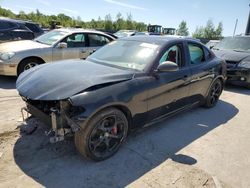 Salvage cars for sale from Copart Duryea, PA: 2019 Alfa Romeo Giulia