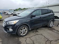 Salvage cars for sale from Copart Pennsburg, PA: 2017 Ford Escape SE