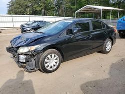 Honda Civic LX salvage cars for sale: 2013 Honda Civic LX