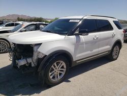 Salvage cars for sale at Las Vegas, NV auction: 2017 Ford Explorer XLT