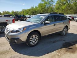 Salvage cars for sale at Ellwood City, PA auction: 2017 Subaru Outback 2.5I Premium