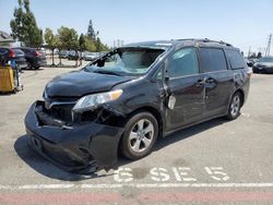 Toyota Sienna LE Vehiculos salvage en venta: 2020 Toyota Sienna LE