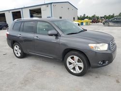 Salvage cars for sale from Copart Houston, TX: 2009 Toyota Highlander Limited