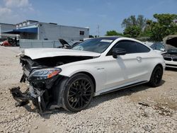 Salvage cars for sale at Opa Locka, FL auction: 2019 Mercedes-Benz C 63 AMG