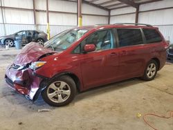 Salvage cars for sale at Pennsburg, PA auction: 2013 Toyota Sienna LE