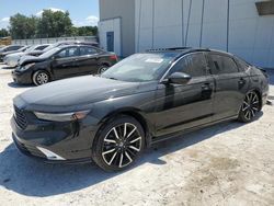 Honda salvage cars for sale: 2024 Honda Accord Touring Hybrid