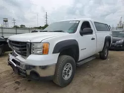 Salvage trucks for sale at Chicago Heights, IL auction: 2010 GMC Sierra K2500 Heavy Duty