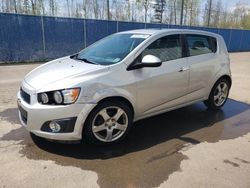 Salvage cars for sale at Moncton, NB auction: 2014 Chevrolet Sonic LT