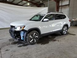Salvage cars for sale at North Billerica, MA auction: 2024 Volkswagen Atlas SE