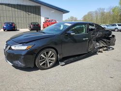 Salvage cars for sale at East Granby, CT auction: 2021 Nissan Maxima SV