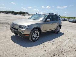 Salvage cars for sale at West Palm Beach, FL auction: 2007 BMW X3 3.0SI