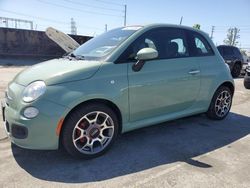Salvage cars for sale from Copart Wilmington, CA: 2015 Fiat 500 Sport