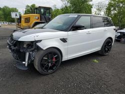 Salvage cars for sale at Marlboro, NY auction: 2022 Land Rover Range Rover Sport SVR