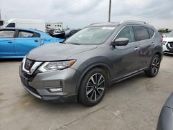 Salvage cars for sale at Grand Prairie, TX auction: 2017 Nissan Rogue S