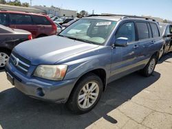 Salvage cars for sale at Martinez, CA auction: 2007 Toyota Highlander Hybrid