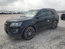 Salvage cars for sale at Houston, TX auction: 2016 Ford Explorer Sport