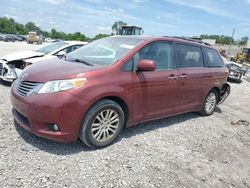Salvage cars for sale at Hueytown, AL auction: 2016 Toyota Sienna XLE