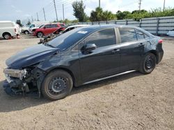 Toyota Corolla le Vehiculos salvage en venta: 2021 Toyota Corolla LE