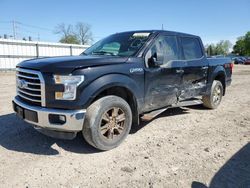 Salvage trucks for sale at Lansing, MI auction: 2015 Ford F150 Supercrew