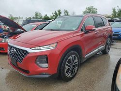 Hyundai salvage cars for sale: 2019 Hyundai Santa FE Limited