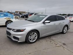 Salvage cars for sale from Copart Grand Prairie, TX: 2017 Chevrolet Malibu Hybrid