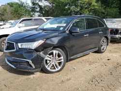 Salvage cars for sale at Greenwell Springs, LA auction: 2017 Acura MDX Advance