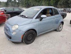 Salvage cars for sale from Copart Ocala, FL: 2013 Fiat 500 POP