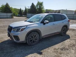 Salvage cars for sale at Albany, NY auction: 2021 Subaru Forester Sport