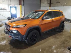 Salvage cars for sale from Copart Glassboro, NJ: 2015 Jeep Cherokee Trailhawk