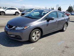 Salvage cars for sale at Rancho Cucamonga, CA auction: 2015 Honda Civic LX