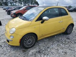 Salvage cars for sale at Loganville, GA auction: 2012 Fiat 500 Lounge