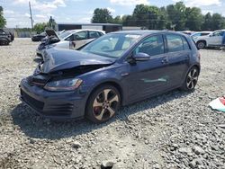 Salvage cars for sale at Mebane, NC auction: 2017 Volkswagen GTI Sport