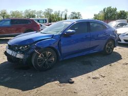 Salvage cars for sale from Copart Baltimore, MD: 2017 Honda Civic EX