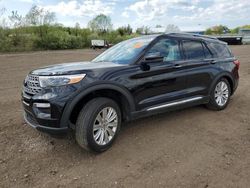 Salvage cars for sale from Copart Columbia Station, OH: 2022 Ford Explorer Limited