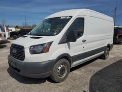 Salvage cars for sale at Leroy, NY auction: 2018 Ford Transit T-350