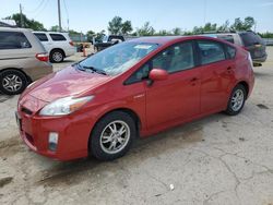 Salvage cars for sale from Copart Pekin, IL: 2010 Toyota Prius