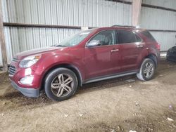 Salvage cars for sale at Houston, TX auction: 2016 Chevrolet Equinox LTZ