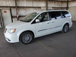 Salvage cars for sale at Phoenix, AZ auction: 2013 Chrysler Town & Country Touring L