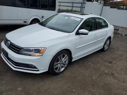 Salvage cars for sale at New Britain, CT auction: 2016 Volkswagen Jetta SEL