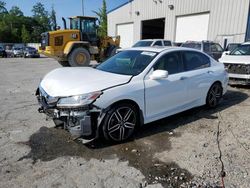 Salvage cars for sale at auction: 2017 Honda Accord Touring