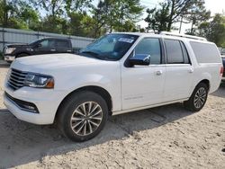 Salvage cars for sale from Copart Hampton, VA: 2016 Lincoln Navigator L Select