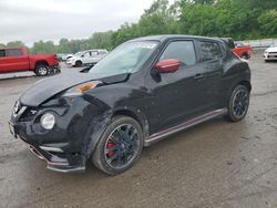 Salvage cars for sale at Ellwood City, PA auction: 2015 Nissan Juke Nismo RS