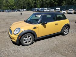 Salvage cars for sale at Graham, WA auction: 2008 Mini Cooper
